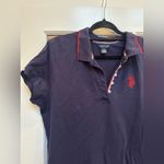 U.S. Polo Assn. USPA Tipped Polo Navy Knit Dress Women’s Size XL Photo 4