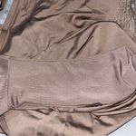 Laundry by Shelli Segal Tan Plunge Crochet Detail One Piece Swimsuit Photo 3