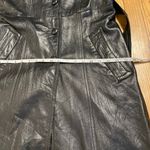 Buttons Matrix Vintage Leather Whimsgoth Belt Coastal Cottage Coquette Steampunk Victorian Moto Rock Rave Biker Riding  Collar Fit Flare Jacket Coat Trench Utility Y2k Photo 12