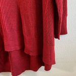 Eileen Fisher Sweater Tart Cherry Red Ribbed Merino Wool Round Neck Knit XL NWT Photo 5
