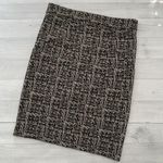 Alexander Wang  Black Printed Knee Length Pencil Skirt Size S/4 Photo 1