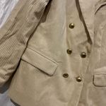 Rowing Blazers X Target Cream Corduroy Double Breasted Blazer Size Medium Photo 2