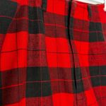 Palmetto's Plaid Red and Black pencil Skirt vintage size 7 Photo 3