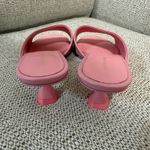 Mansur Gavriel Kitten Open Toe Mule Heeled Sandal In Pink Size 36 Photo 8