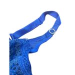 Whimsy + Row Whimsy Blue Floral‎ Lace Underwire Adjustable Strap Full Coverage Bra 36DDD Photo 3