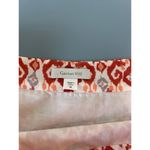 Garnet Hill  skirt size XL short geometric pattern red white lined tiered zipper Photo 5