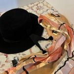 Vintage Fair Field Felts 100% Wool Ladies Black Hat Photo 6