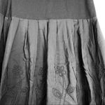 ST. VERMEER Black Embossed “Silky” Skirt size: S Photo 1