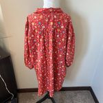 April Cornell Floral Red Colorful Women's Tunic Top XXL Photo 4