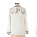 Idyllwind  by Miranda Lambert | White Boho Western Homegrown Lace Up Top Size XS Photo 2