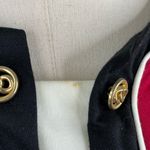 California vintage TABBY OF 80's Long Sleeve Dress w Belt Red/black/White-12 Photo 5