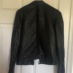 Michael Kors LEATHER MOTO JACKET XS BLACK Photo 3
