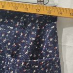 Francesca Collection Floral Navy Mini Skirt Ditzyprint Thin Wale Corduroy Size L Blue Size L Photo 3
