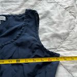 barney's new york  Blue silk sleeveless blouse Photo 2