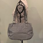 Baggallini  Lightweight Gray Nylon Women's Medium Shoulder Bag Purse Photo 4
