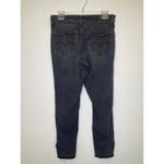 Levi's Levi’s 721 High Rise Skinny Ankle Charcoal Denim Jeans Ankle Bows Sz 29 Cotton Photo 5