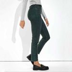 American Eagle  Corduroy Mom Straight Jean Pants Teal Green 4 Photo 5