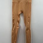 Alphalete Cropped Length Pale Peach High Rise Legging Size Small Photo 5