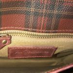 Ralph Lauren Tartan Plaid Brown Green Plaid Doctor's Crossbody Messenger Bag Photo 13
