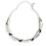 8 Other Reasons  Twisted Collar Necklace, Silver,‎ Rustic Style, NWT Photo 0