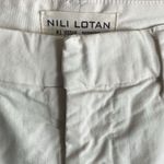 Nili Lotan East Hampton Twill Pants White Size 0 Photo 6