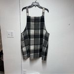 Gray and White Plaid Fleece Skirtall Black Size 3X Photo 1
