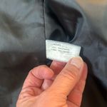 Gallery Woman  Black Trench Coat Size 22/24 Zip Button Belt Photo 8