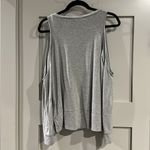Cupcakes and Cashmere  open shoulder top! Size medium. Gray! Photo 1