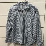 Elizabeth and James  Stripe Button Down Shirt Photo 1