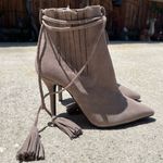 Jeffrey Campbell Free People Gray Stiletto Heel Ankle Boot size 8.5 Photo 5