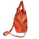 Botkier  red Orange Leather Handbag satchel quiet luxury crossbody purse Photo 3