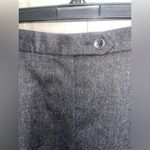 Talbots  Vintage Pure Wool Charcoal Grey 2Piece Pant Suit Blazer Jacket 8 Photo 8