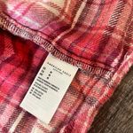 American Eagle  Cozy Cropped Flannel in Pink Photo 5