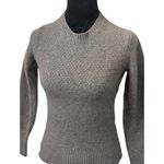 Trumaker Yak Wool Blend Crewneck Sweater M Textured Knit Luxury Minimalist Brown Size M Photo 1