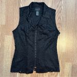 Scarlett 90s Black Lace Corest Tank Top Size 10 Photo 3