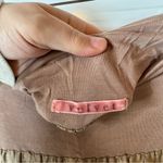 Velvet Tees Velvet Silk Blend Brown Tiered Skirt Size Small Photo 2