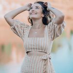 ZARA  Stripped Puff Sleeves Cutout Dress Photo 2