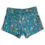 Farm Rio Early Brazil Vintage Denim Floral Button Fly Shorts EU Sz 36 US Size S Photo 1