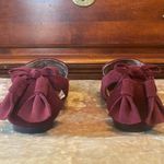 Urban Outfitters UO BAND OF GYPSIES Songbird Suede Leather Burgundy Wine Loafer Flats $120 EUC 8 Photo 4