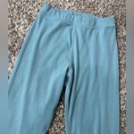 Alo Yoga  Blissful High Waist Blue Teal Ribbed Leggings Photo 1