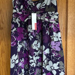Elle  Purple Floral Women's Top Photo 0