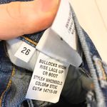 Hudson Jeans NWT Hudson Bullocks High Waist Lace-Up Crop Flare Jeans Photo 5