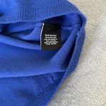 Premise  Blue Short Sleeve Crew Neck Stretch Knit Casual Sweater Size Medium Photo 5