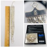 Sterling Silver  cleopatra necklace, made in Italy Photo 9