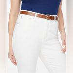 J.Crew NWT  Women’s Essential Straight Jean in All Day Stretch - 31P - White Photo 4