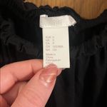 H&M Women’s Black Off The Shoulder Flare Sleeve Ruffle Trim Blouse Small Photo 3