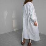 LUNYA Spa Terry Robe in Sincere White Size X Photo 10