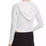 Eileen Fisher White Organic Linen Hooded Wrap Cardigan Sweater Women's Size S Photo 2