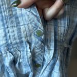 Baby Phat  Light Blue Plaid Shirt Photo 1