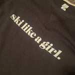 Ski Like A Girl Crewneck Black Size M Photo 2